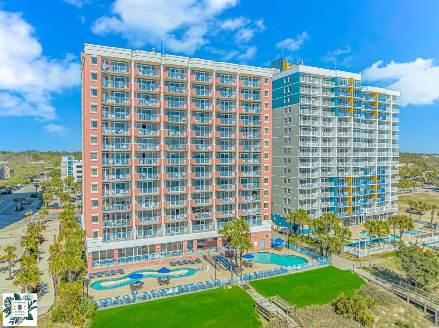 Immaculate! Beautifully Renovated Oceanfront 1 Bedroom Suite - Sleeps 6! - Roxanne Towers Unit 804 Myrtle Beach Exterior photo